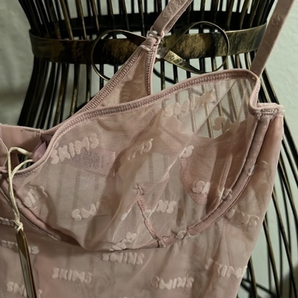 Skims Logo Velour, Shimmy Dress - Picture 10 of 12